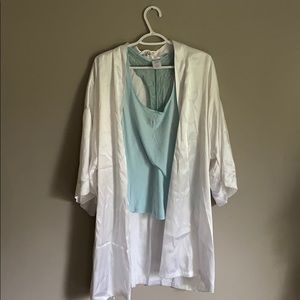 Bride tank & robe